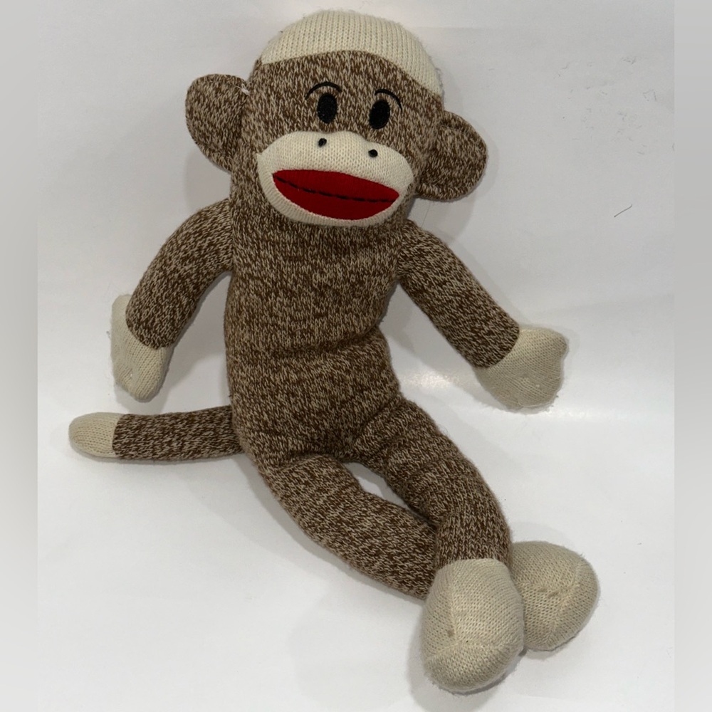 Maxx The Sock Monkey 20in Stuffed Plush Animal Toy Brown 2011